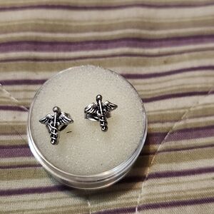 Beautiful post earrings for the  nurse in your life